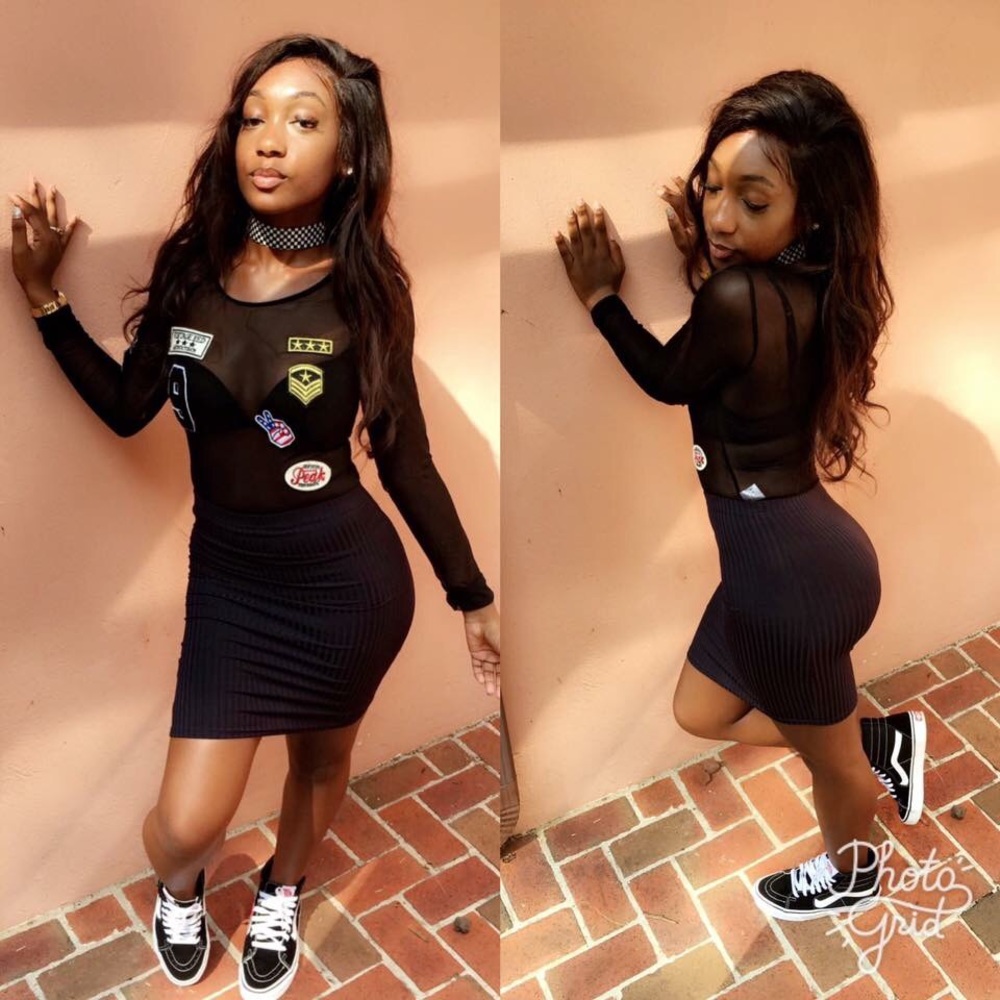 Army fatigue mesh see through shirt